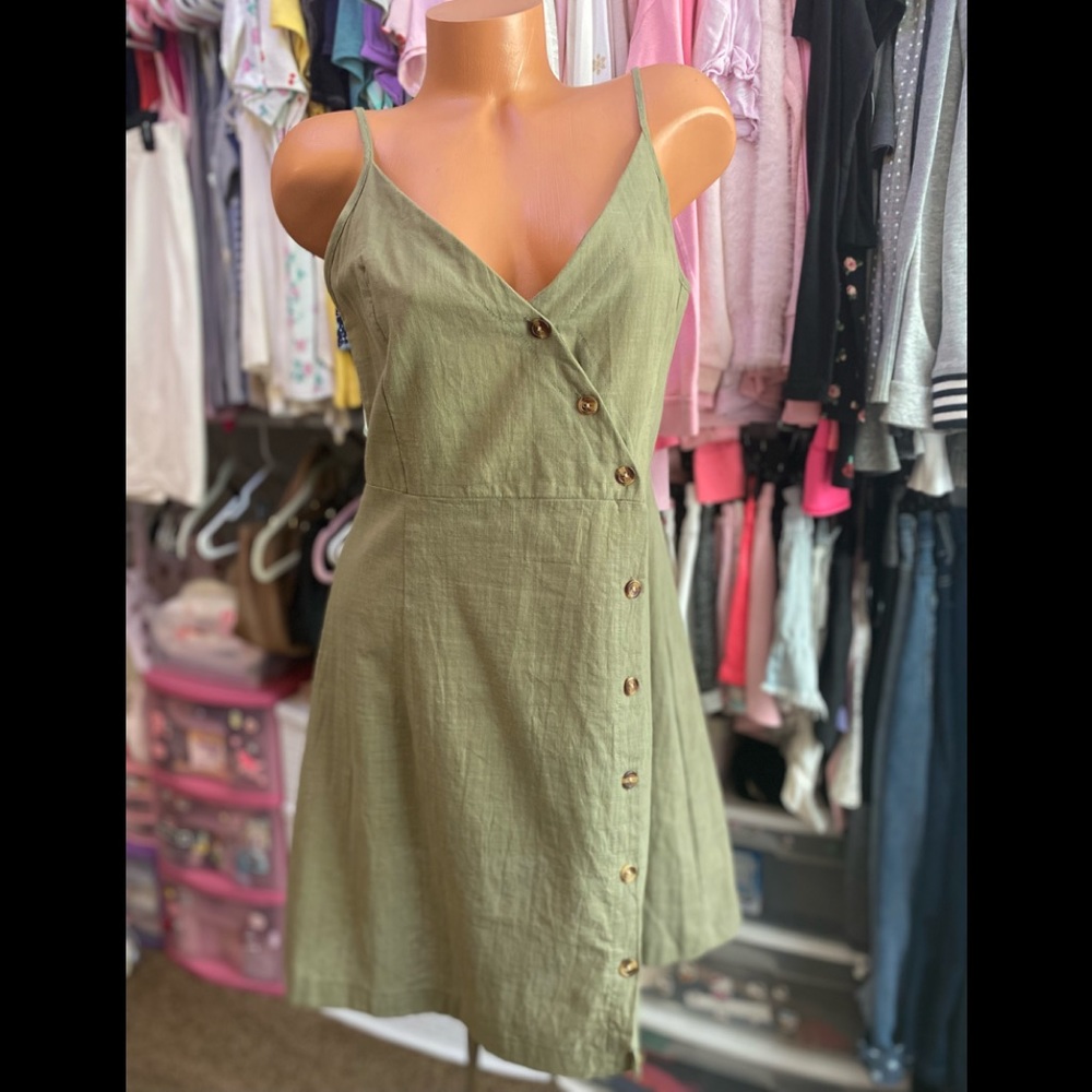 Olive Green Maxi Dress